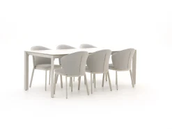 Bellagio San Lupo/Sestino 220cm dining tuinset 7-delig