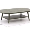 Bellagio Valli lounge tuintafel 110x60x31cm