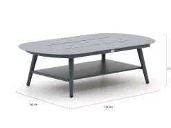 Bellagio Valli lounge tuintafel 110x60x31cm