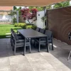 Bellagio Vinadio 255cm low dining tuinset 7-delig