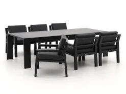 Bellagio Vinadio 255cm low dining tuinset 7-delig
