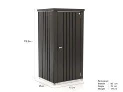 Biohort Tuinkast 93x83x182,5cm (incl. bodemplaat en frame)