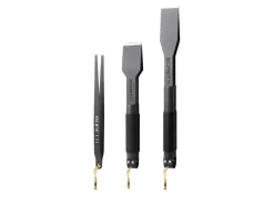 Boretti barbecue grill gereedsschapsset 3-delig (tang compact, tang, pincet)