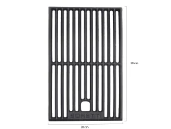 Boretti barbecue grillrooster 30x20x1,5cm t.b.v. Terzo houtskoolbarbecue