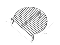 Boretti barbecue grill uitbreidingsrek 30x28x11cm