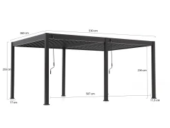 Cedrino Pergola 530x360x255cm