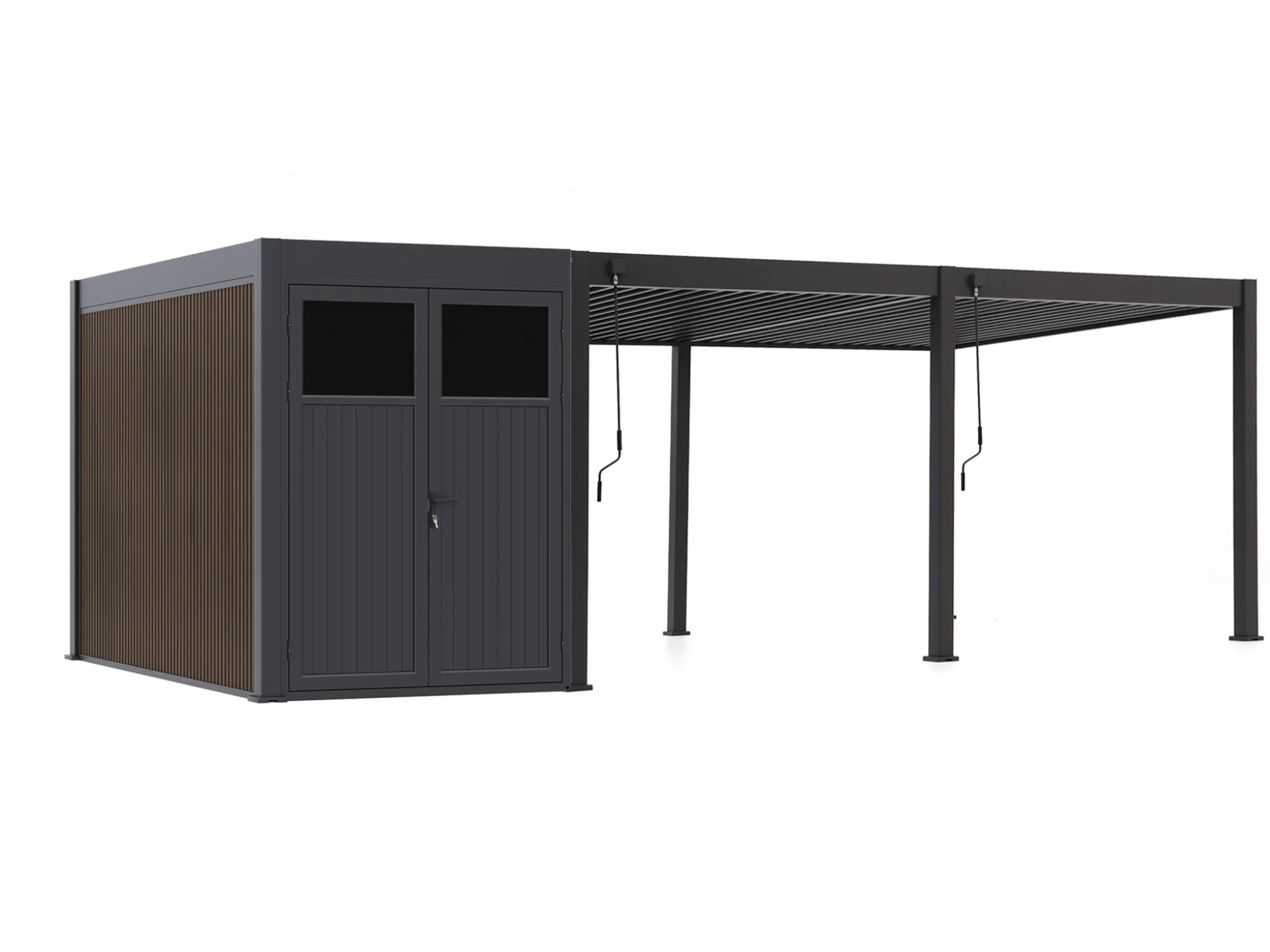 Cedrino Pergola 530x360x255cm incl. Berging 360x200cm