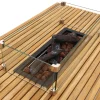 Cosibridge lounge vuurtafel 140x80x50m