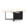 Cosiloft Novi lounge vuurtafel 125x102x50cm