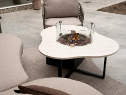 Cosiloft Novi lounge vuurtafel 125x102x50cm