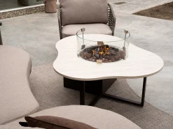 Cosiloft Novi lounge vuurtafel 125x102x50cm