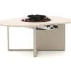 Cosiloft Novi lounge vuurtafel 125x102x50cm