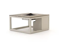 Cosiraw lounge vuurtafel 100x100x55cm