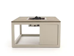 Cosiraw lounge vuurtafel 100x100x55cm
