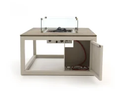 Cosiraw lounge vuurtafel 100x100x55cm