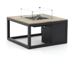 Cosiraw lounge vuurtafel 100x100x55cm