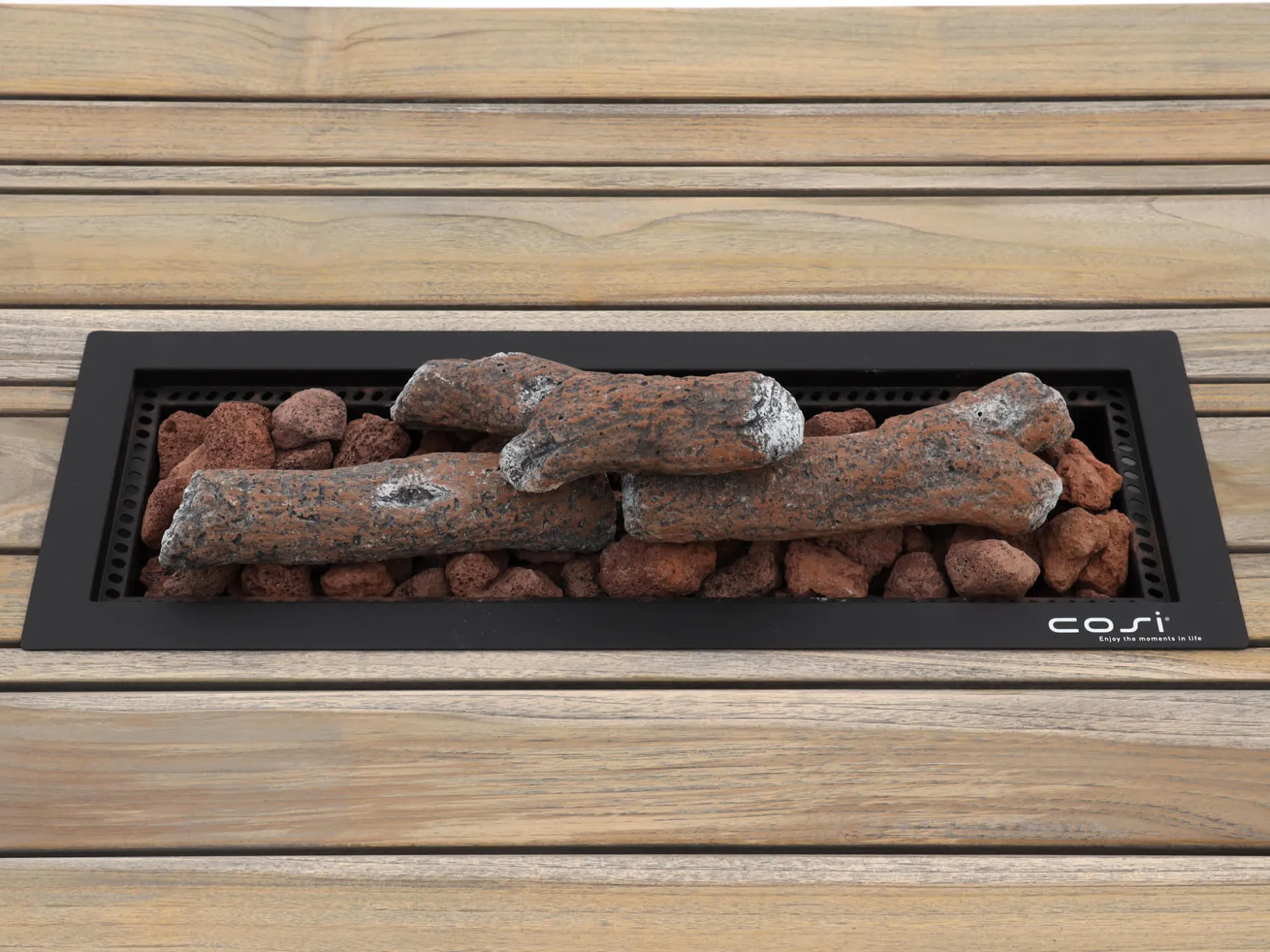 Cosiraw lounge vuurtafel 120x80x55cm