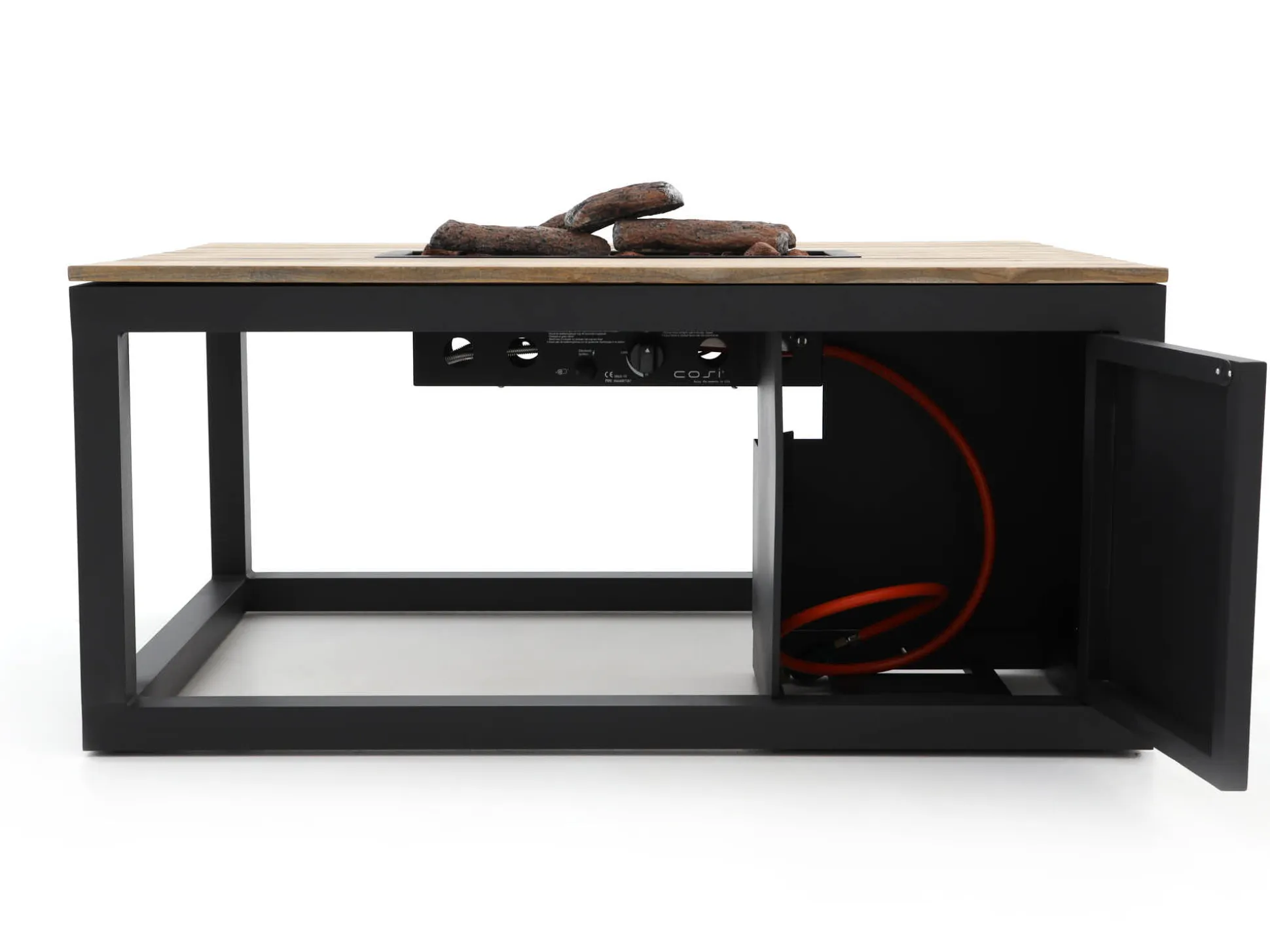 Cosiraw lounge vuurtafel 120x80x55cm