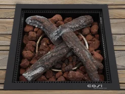 Cosiraw lounge vuurtafel 100x100x55cm