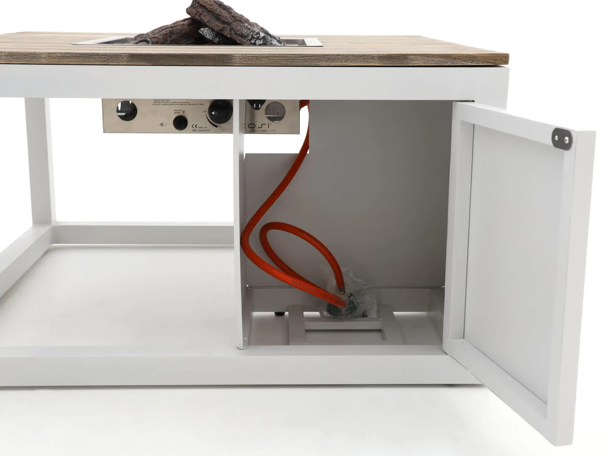 Cosiraw lounge vuurtafel 100x100x55cm