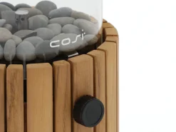 Cosiscoop Timber round gaslantaarn ø 18cm (h:30cm)