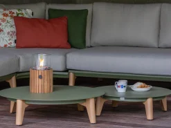 Cosiscoop Timber round gaslantaarn ø 18cm (h:30cm)
