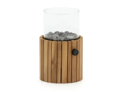 Cosiscoop Timber round gaslantaarn ø 18cm (h:30cm)