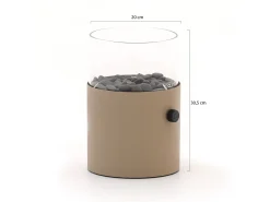 Cosiscoop XL gaslantaarn ø20cm (h:30,5cm)