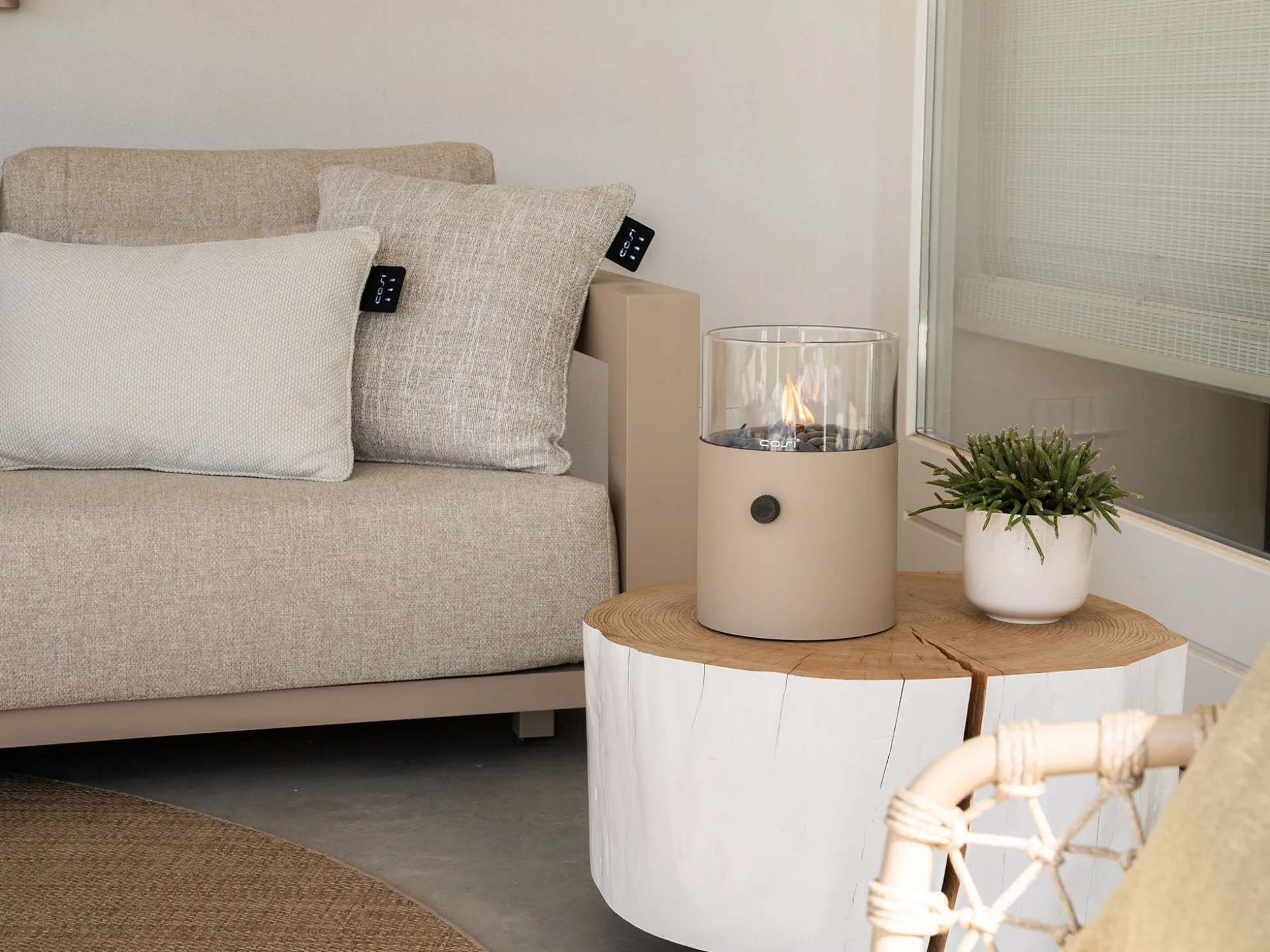 Cosiscoop XL gaslantaarn ø20cm (h:30,5cm)