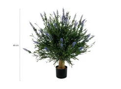 Designplants Lavendel bol kunstplant (h:60cm)