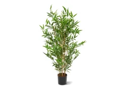 Designplants/Luca Lifestyle Japanse Bamboe kunstplant (h:90cm) met Grigio Tall Balloon bloempot