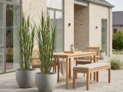 Designplants/Luca Lifestyle Rietgras kunstplant (h:100cm) met Bordo Balloon bloempot