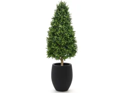 Designplants/Luca Lifestyle Buxus tower kunstplant (h:140cm) met Grigio Tall Balloon bloempot