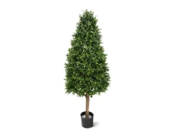 Designplants/Luca Lifestyle Buxus tower kunstplant (h:140cm) met Grigio Tall Balloon bloempot