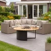 Forza Cecita/Cosiloft hoek loungeset met vuurtafel 6-delig