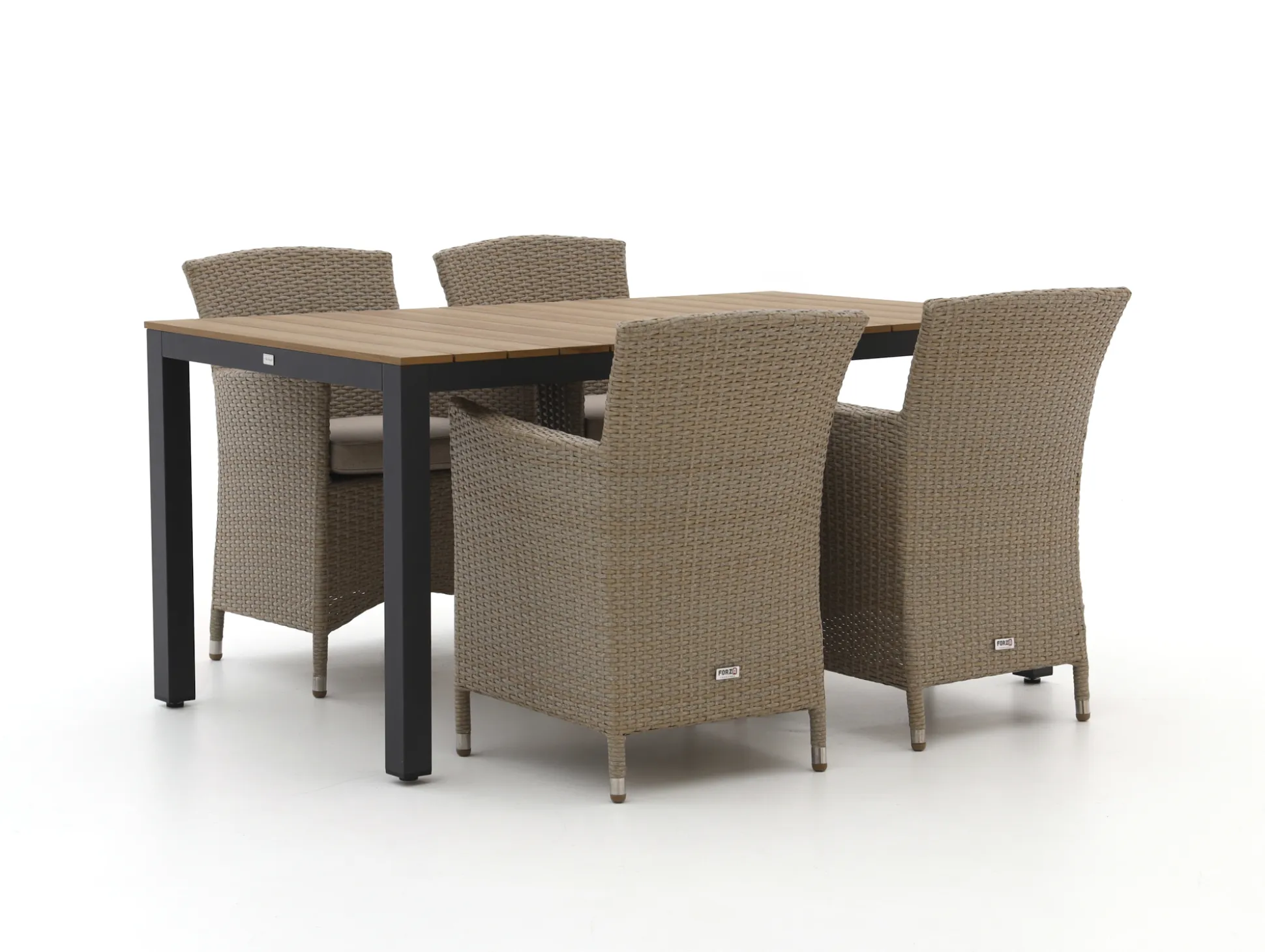 Forza Cecita/Fidenza 160cm dining tuinset 5-delig