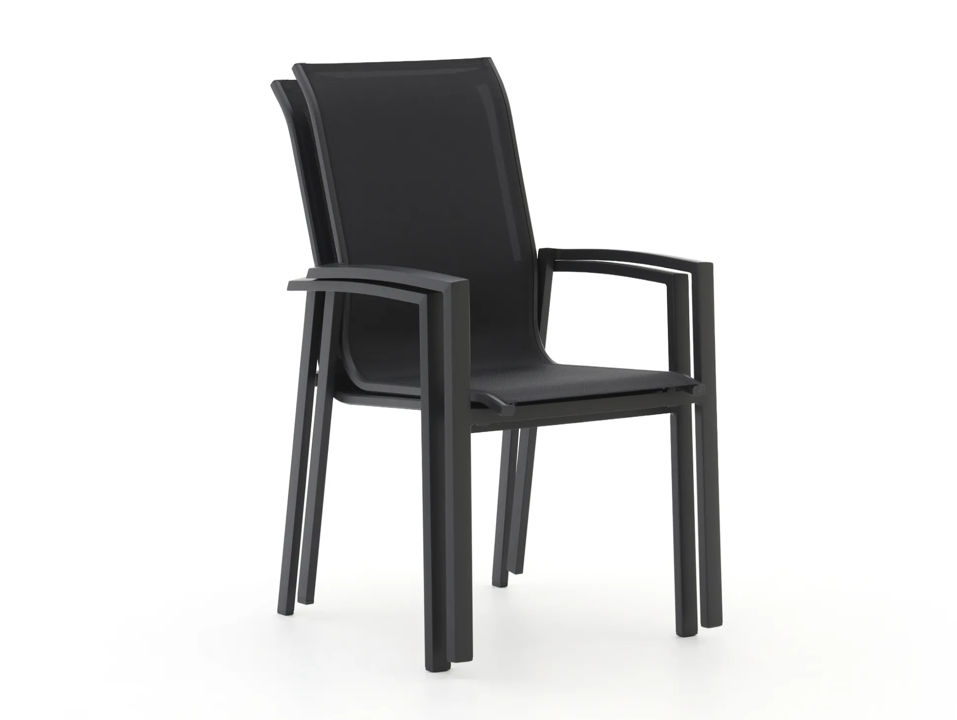 Forza Centallo/Fidenza ø149cm dining tuinset 7-delig stapelbaar