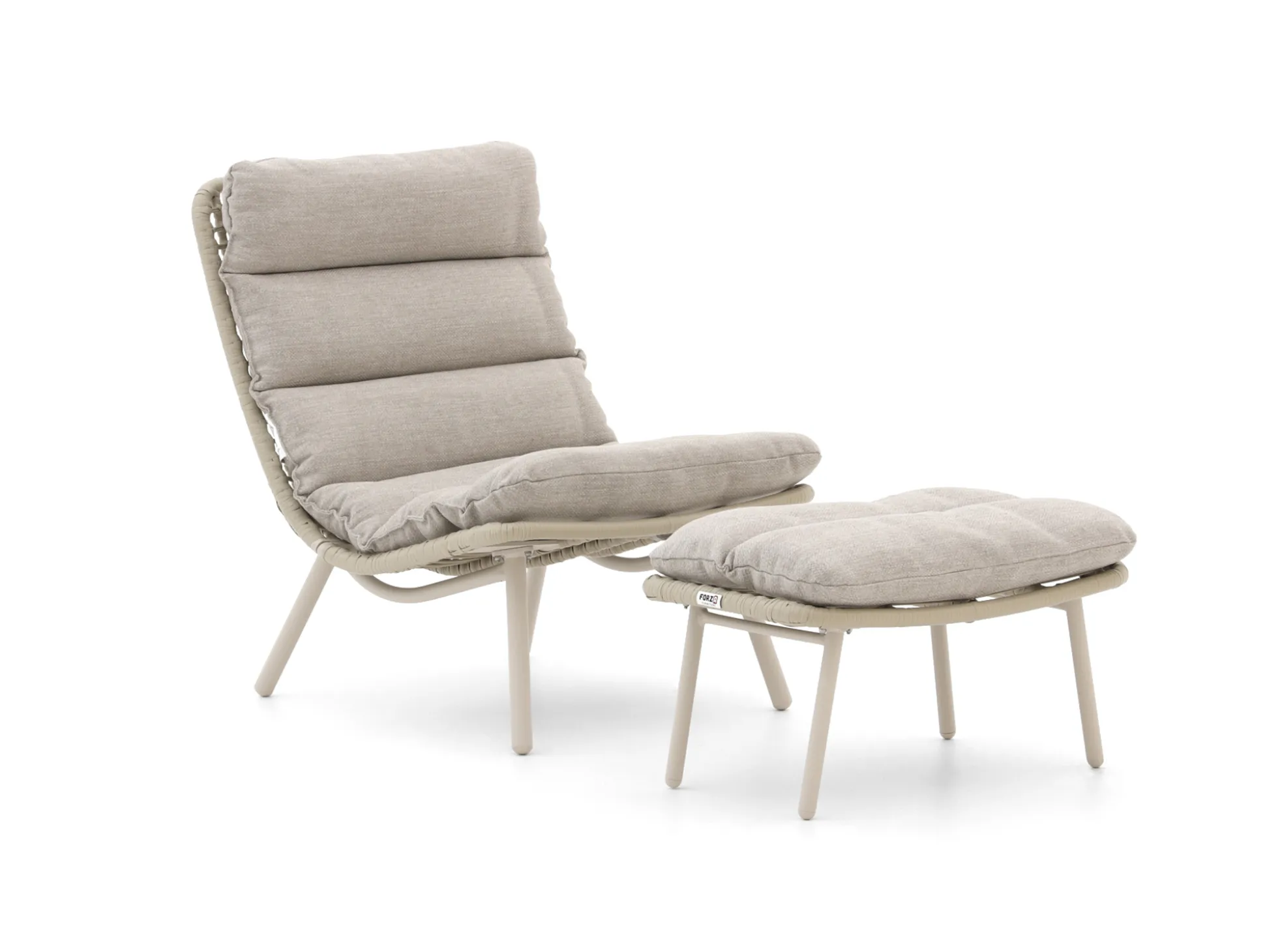 Forza Marradi lounge tuinstoel met voetenbank