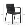 Forza Narni dining tuinstoel stapelbaar