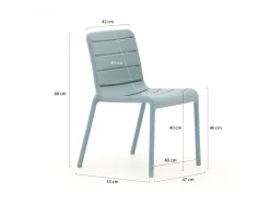 Forza Narni dining tuinstoel stapelbaar