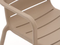 Forza Narni/ROUGH-K ø 115cm dining tuinset 5-delig stapelbaar