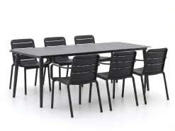 Forza Narni/Sora 220cm dining tuinset 7-delig stapelbaar