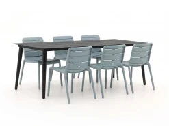 Forza Narni/Sora 220cm dining tuinset 7-delig stapelbaar
