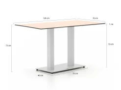 Forza Orta tuintafel 120x70x73cm