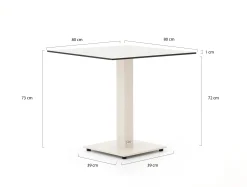Forza Orta tuintafel 80x80x73cm