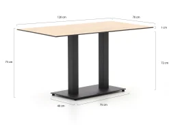 Forza Orta tuintafel 120x70x73cm