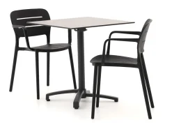Forza Pazzia/Canzo 70cm dining tuinset 3-delig stapelbaar