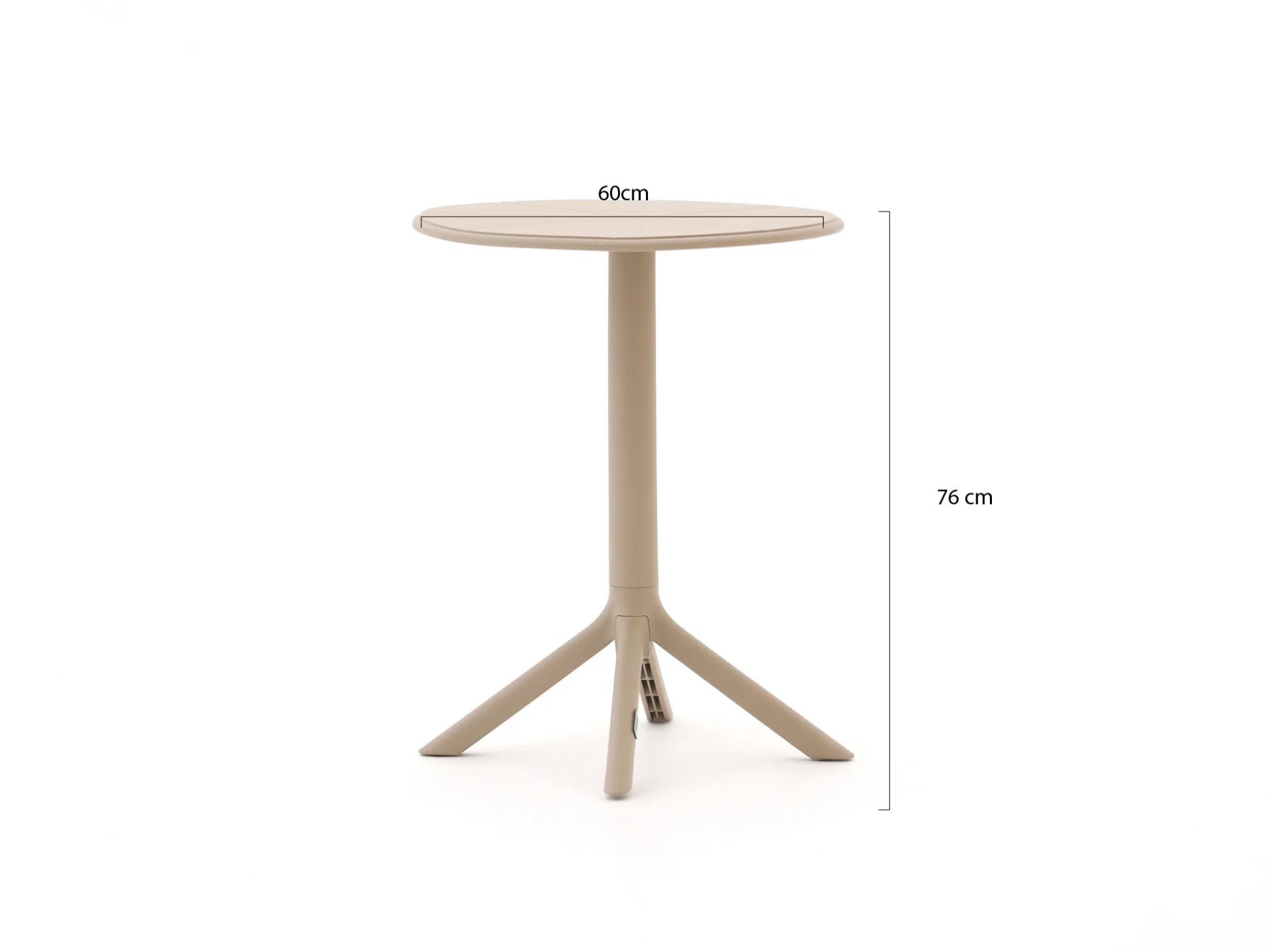 Forza Rieti dining tuintafel ø60cm (h:76cm)
