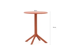 Forza Rieti dining tuintafel ø60cm (h:76cm)