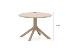 Forza Rieti lounge tuintafel ø60cm (h:43,5cm)